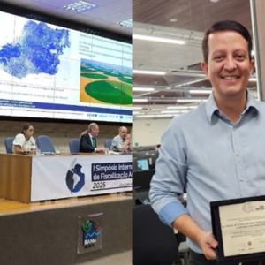 Gestor governamental representa Gois e apresenta boas prticas de fiscalizao ambiental em simpsio internacional